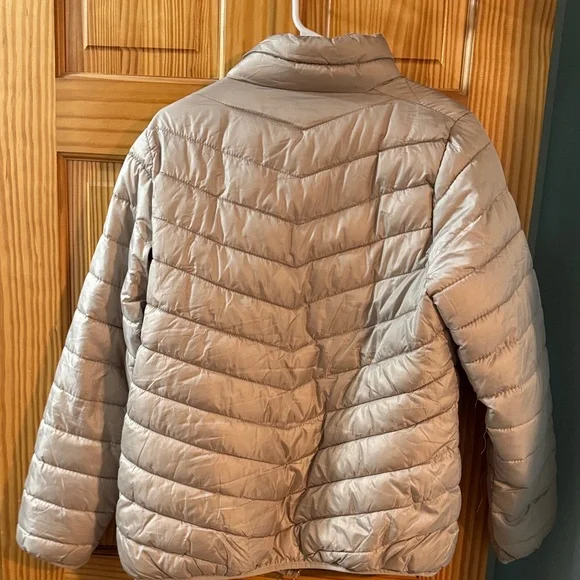 Cherokee Women's Silver Puffer Jacket - Picture 4 of 4